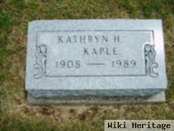 Kathryn H. Wiggins Kaple