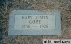 Mary Justine Carter Gore