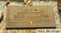 Alice A Dillon