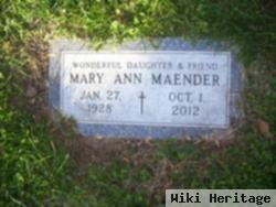 Mary Ann Maender