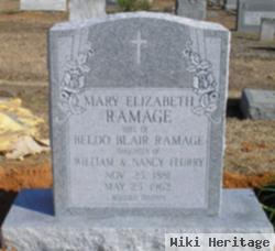 Mary Elizabeth Flurry Ramage