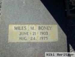 Miles M Boney