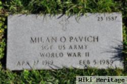 Milan O Pavich