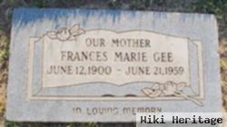 Frances Marie Wellington Gee