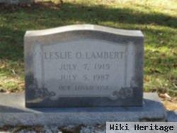 Leslie O. Lambert