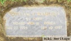 William E. "bill" Wamsley