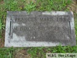 Frances Marie Lieb Browder