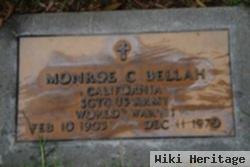 Sgt Monroe C Bellah