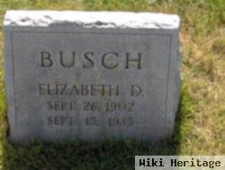 Elizabeth D Busch