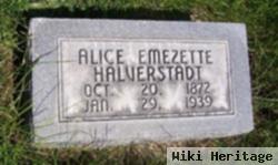 Alice E Bedell Halverstadt