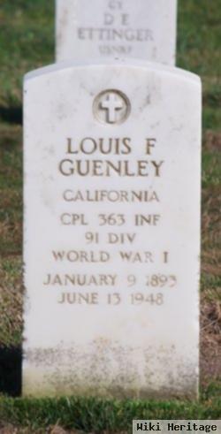 Corp Louis Frederick Guenley