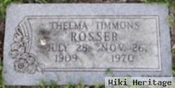 Minnie Thelma Timmons Rosser