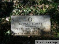 Edward Lowery