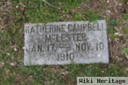 Katherine Campbell Mclester