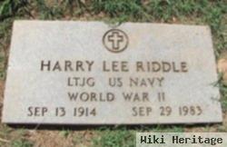 Harry Lee Riddle, Jr