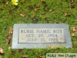 Ruby Hamil Roy