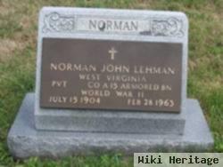 Norman John Lehman, Sr