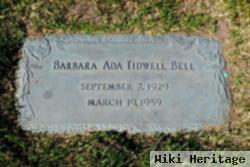 Barbara Ada Tidwell Bell