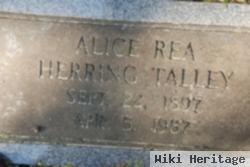 Alice Rea Herring Talley