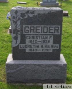 Christian F Greider