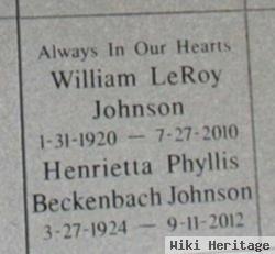 Henrietta Phyllis Beckenbach Johnson