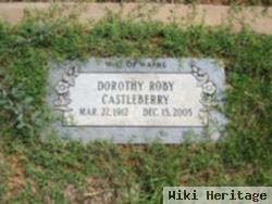 Dorothy Frances "dot" Roby Castleberry