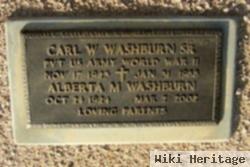 Carl W Washburn, Sr