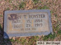 John T Royster