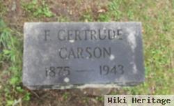 F Gertrude Carson