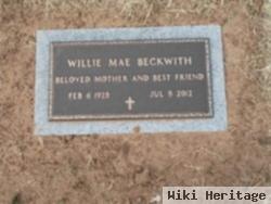 Willie Mae "billie" Beckwith