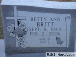 Betty Ann Britt