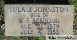 Lula J Johnston Robinson