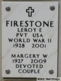 Leroy E Firestone