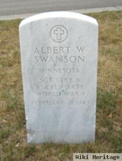 Albert W Swanson