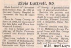 Elvis Luttrell