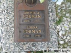 Archie Allen Forman