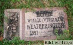 Willie Virginia Beckelhimer Weatherington