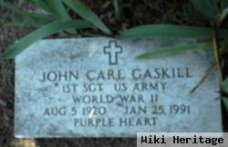 Sgt John Carl Gaskill