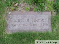 Ethel M Simpson