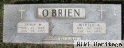 John W O'brien