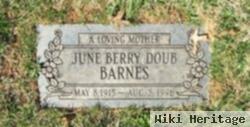 June Berry Doub Barnes