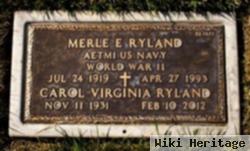 Merle Edward Ryland