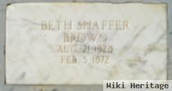 Beth Shaffer Brown