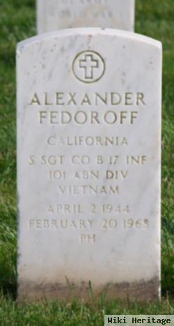 Ssgt Alexander Fedoroff