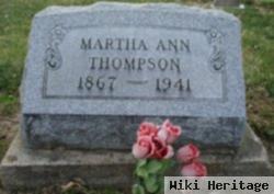 Martha Ann "mattie" Weaver Thompson