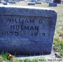 William D Holman