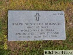 Chief Ralph Winthrop Robinson