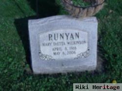 Mary Deetta Wilkinson Runyan