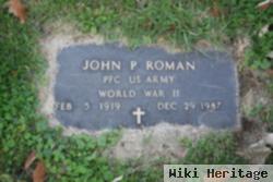 Pfc John P Roman