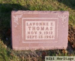 Lavonne E Thomas